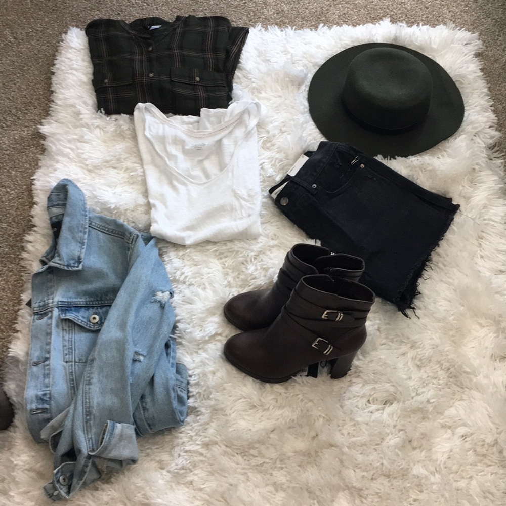 F21 brown ankle boot